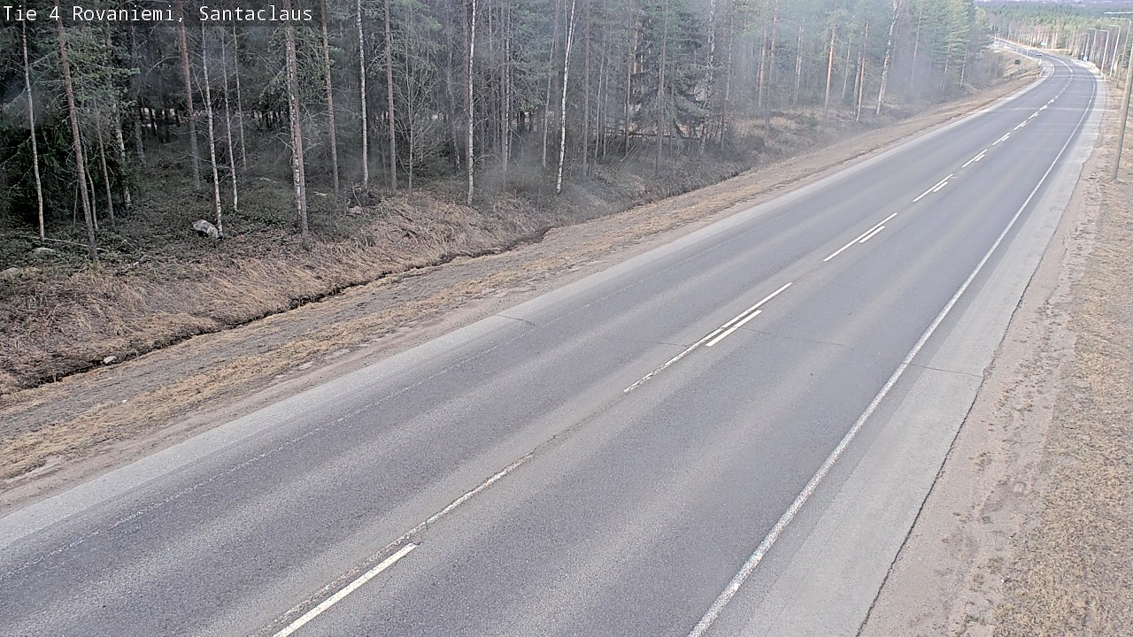 Weather Camera Image Road 4, Rovaniemi, Santa Claus, Rovaniemi, Lappi