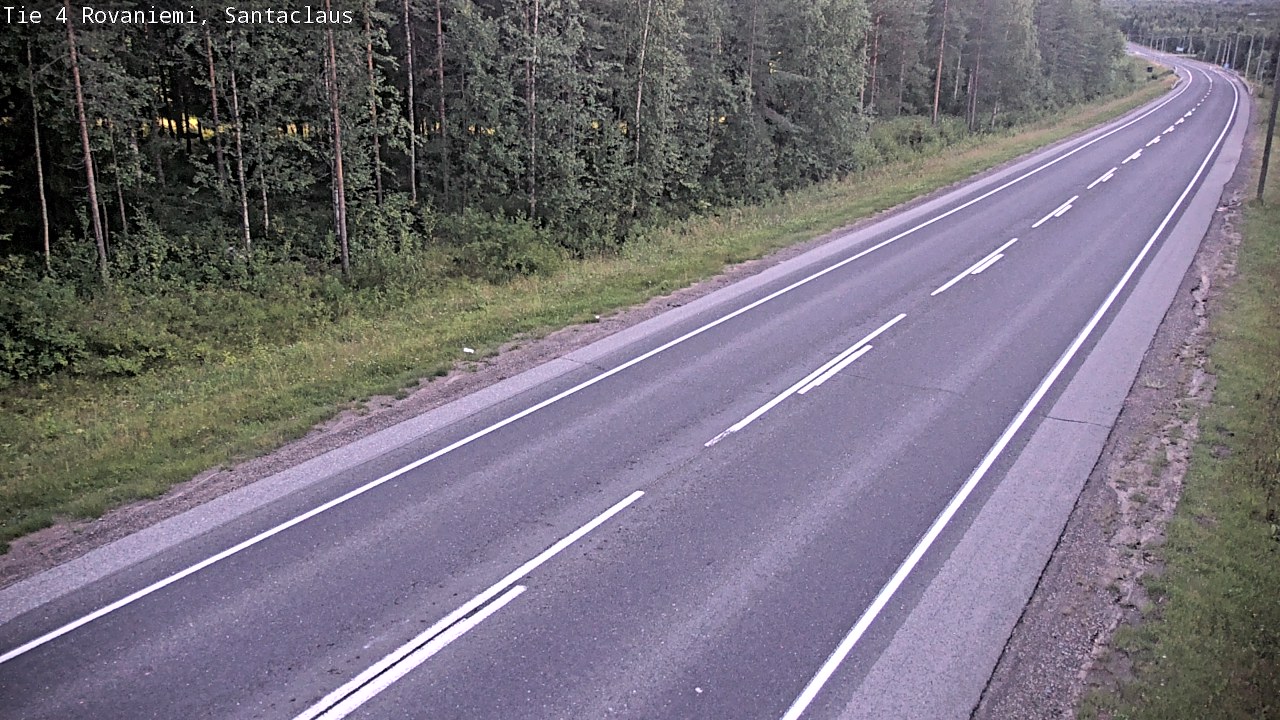 Weather Camera Image Väg 4 Rovaniemi, Santa Claus, Rovaniemi, Lappi