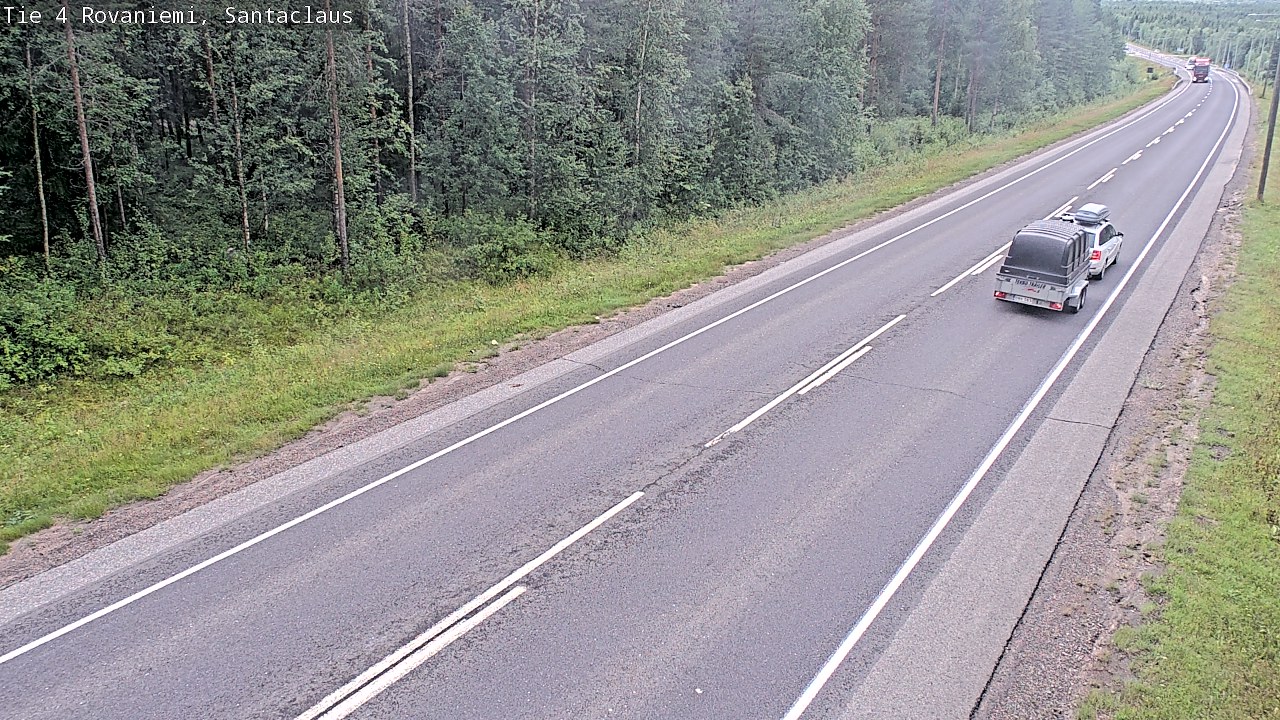 Weather Camera Image Väg 4 Rovaniemi, Santa Claus, Rovaniemi, Lappi
