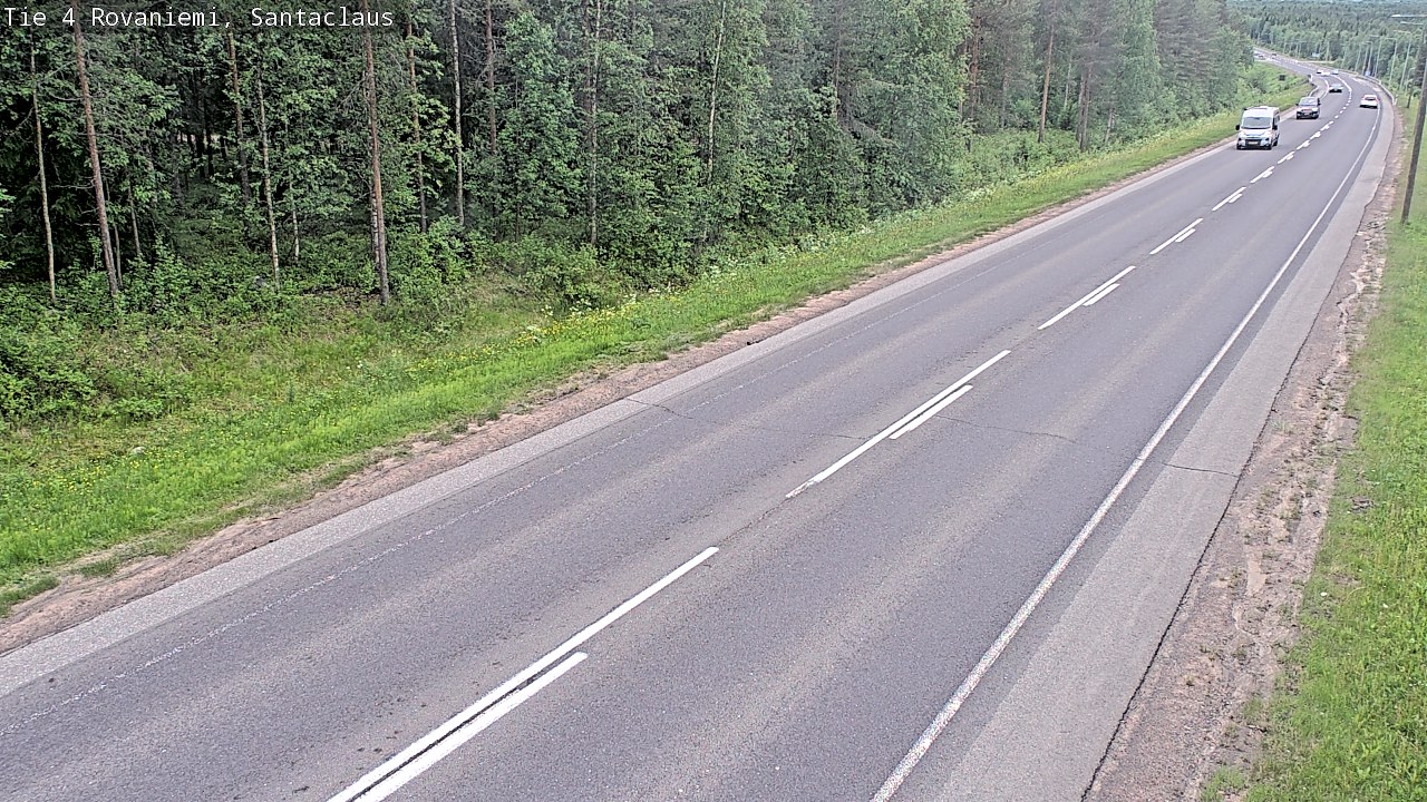 Weather Camera Image Road 4, Rovaniemi, Santa Claus, Rovaniemi, Lappi