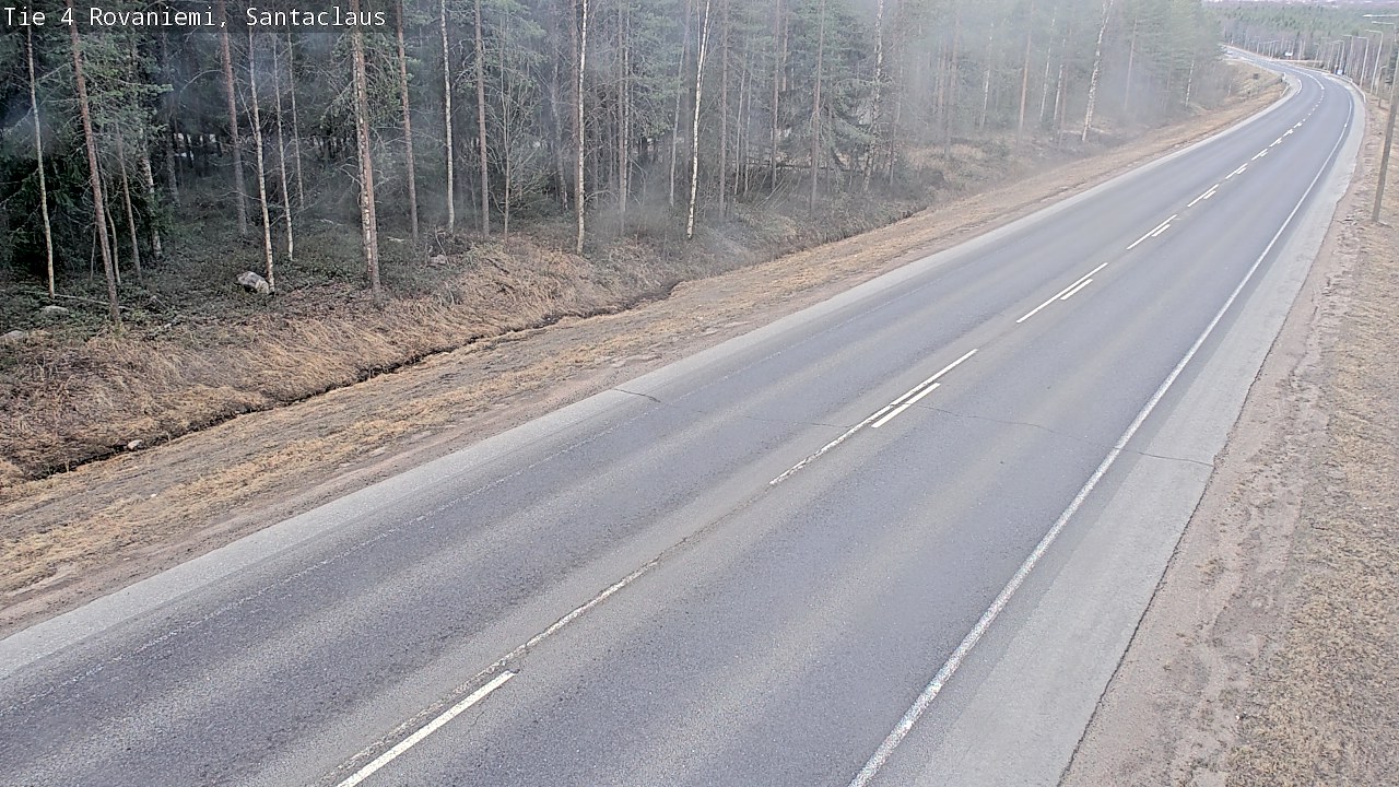 Weather Camera Image Road 4, Rovaniemi, Santa Claus, Rovaniemi, Lappi