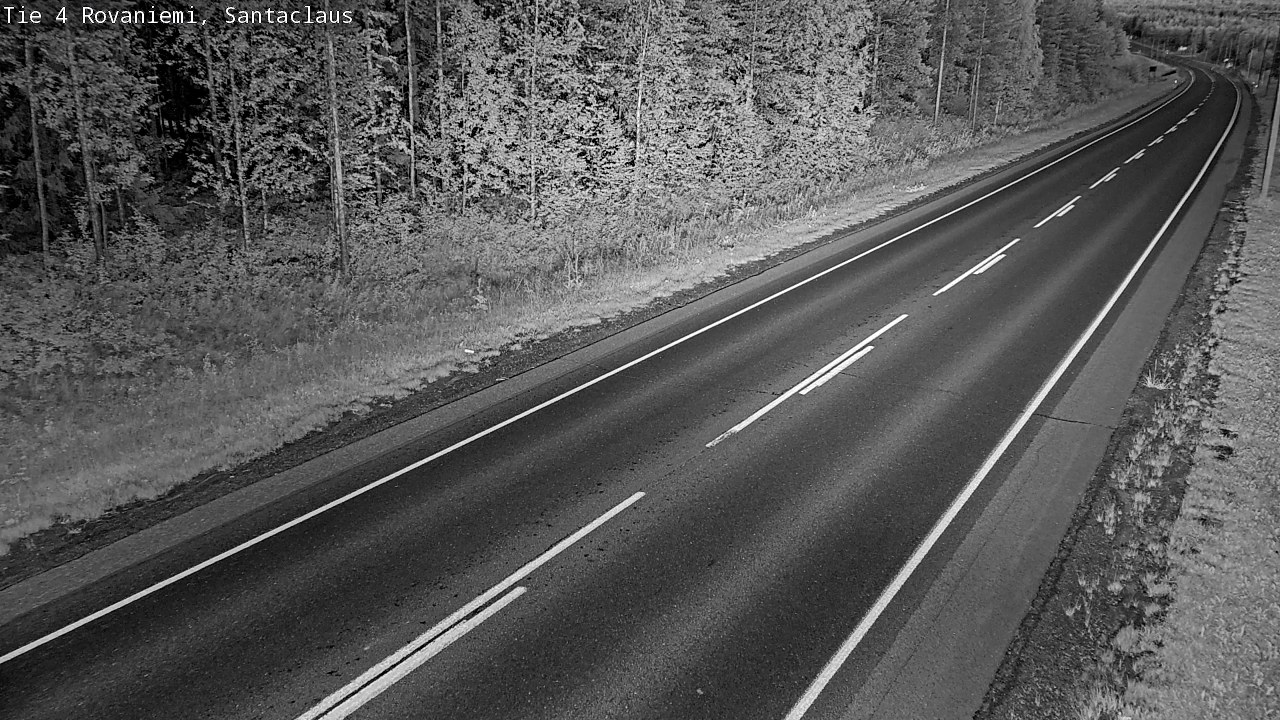 Weather Camera Image Väg 4 Rovaniemi, Santa Claus, Rovaniemi, Lappi