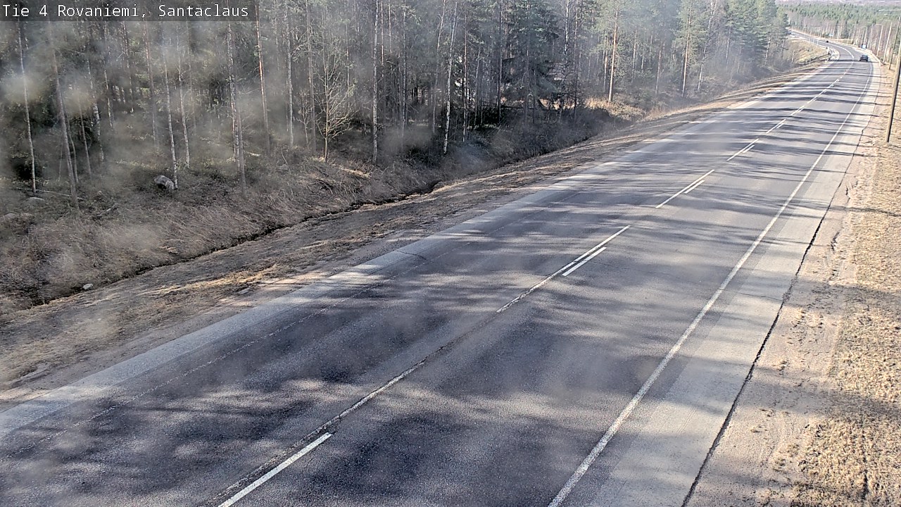 Weather Camera Image Road 4, Rovaniemi, Santa Claus, Rovaniemi, Lappi
