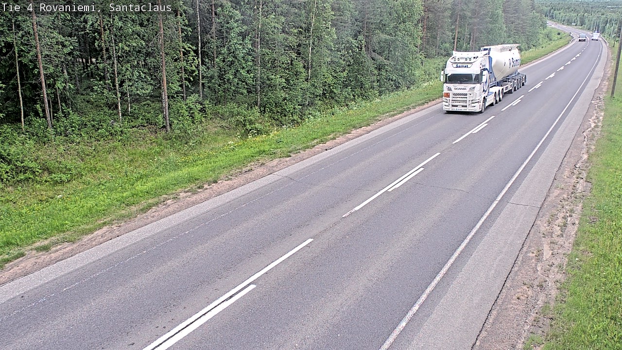Weather Camera Image Road 4, Rovaniemi, Santa Claus, Rovaniemi, Lappi