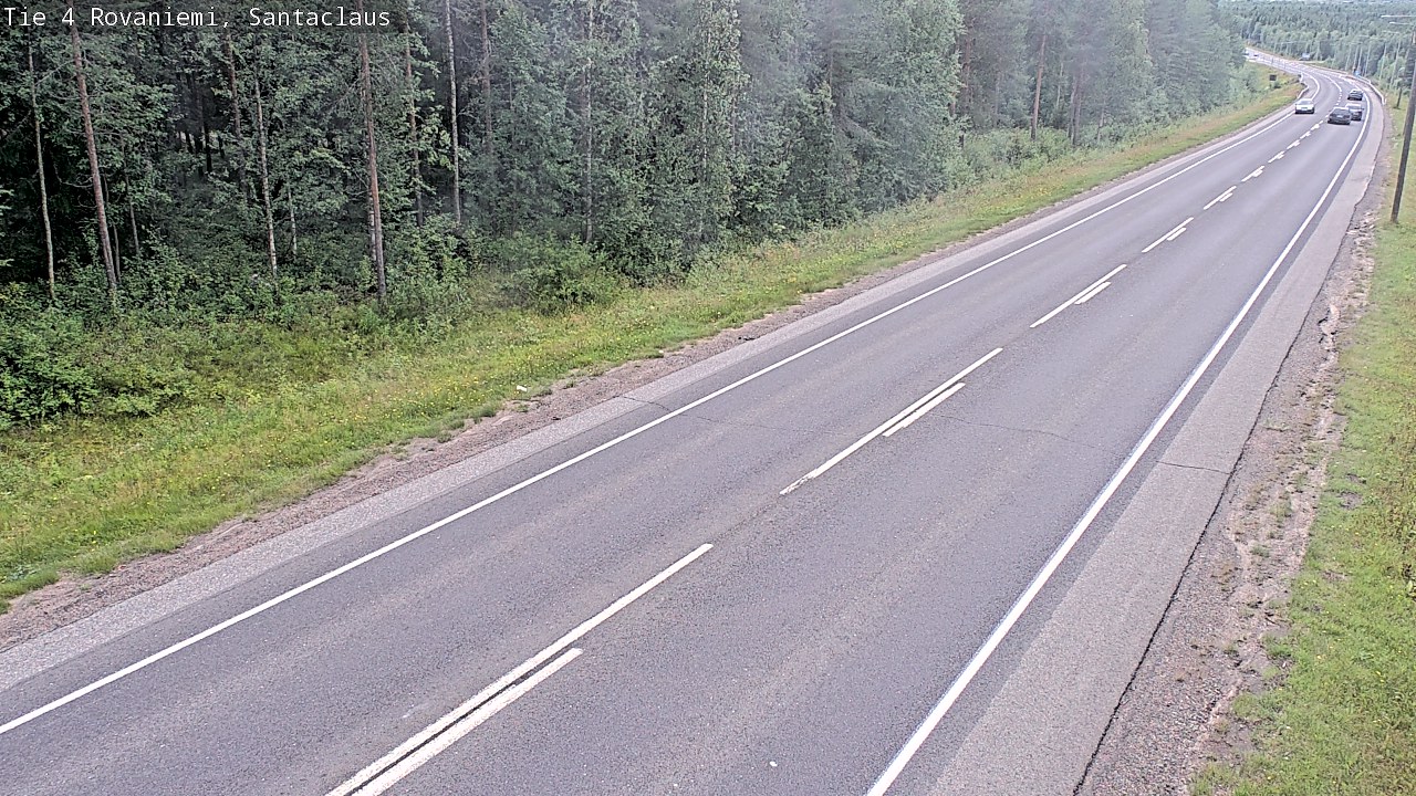Weather Camera Image Väg 4 Rovaniemi, Santa Claus, Rovaniemi, Lappi