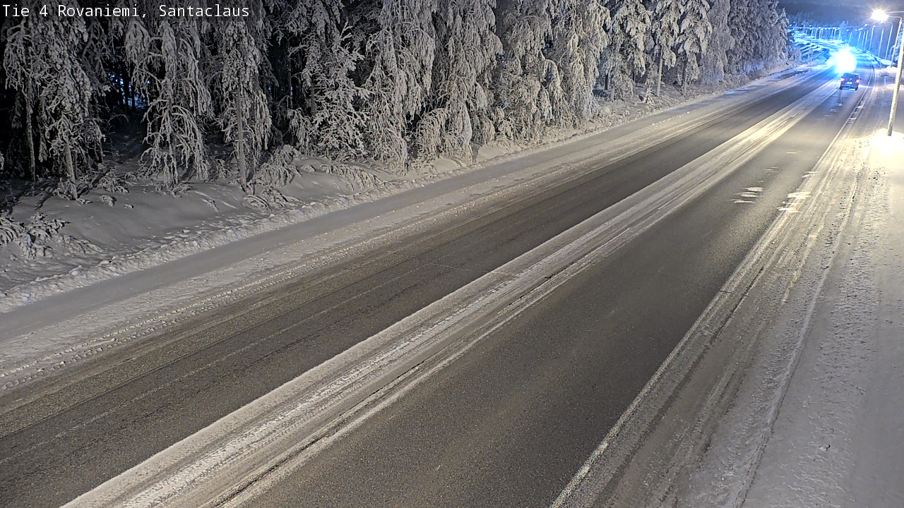 Weather Camera Image Road 4, Rovaniemi, Santa Claus, Rovaniemi, Lappi