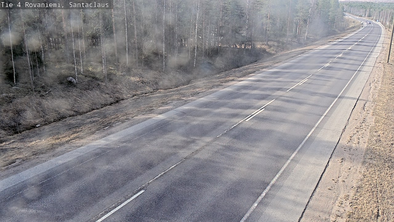 Weather Camera Image Road 4, Rovaniemi, Santa Claus, Rovaniemi, Lappi