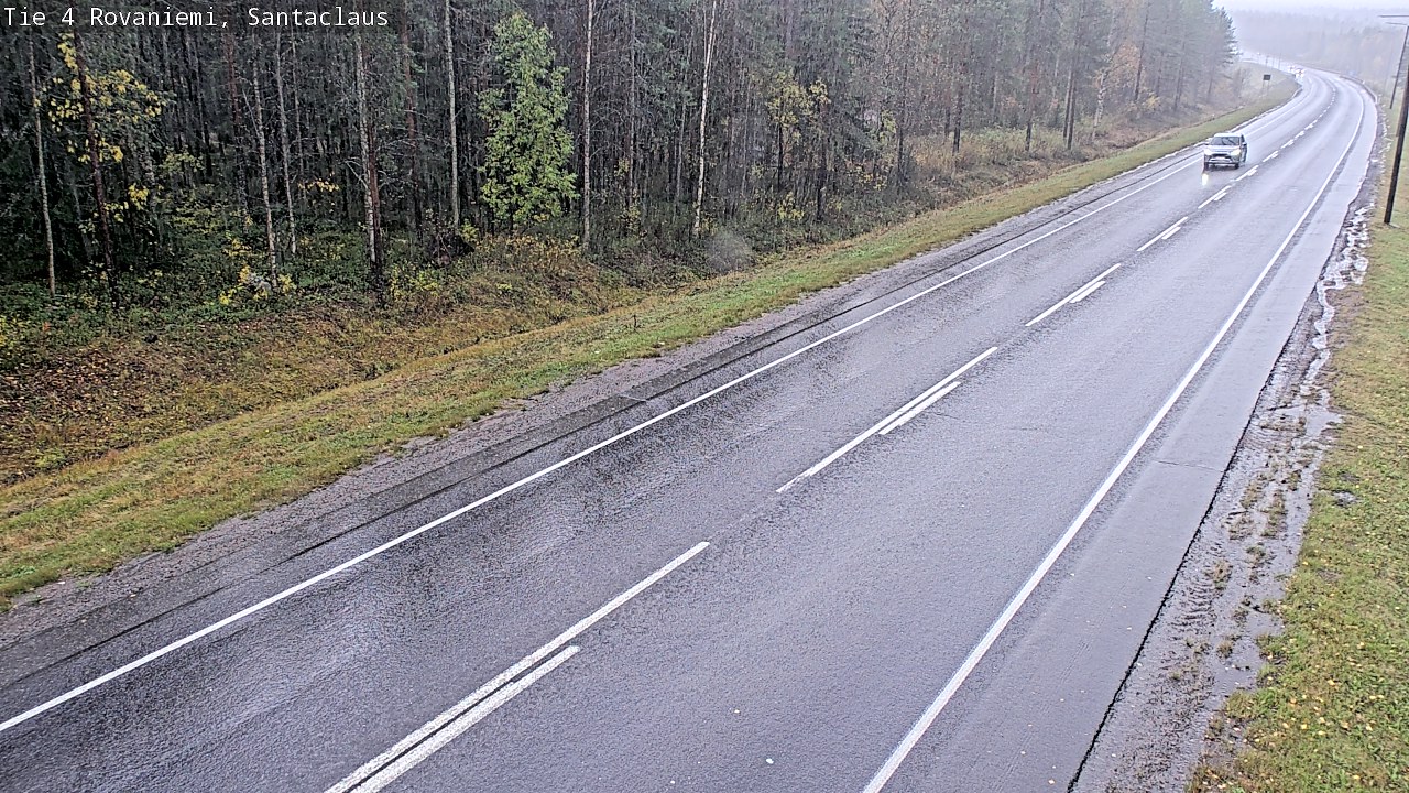 Weather Camera Image Väg 4 Rovaniemi, Santa Claus, Rovaniemi, Lappi