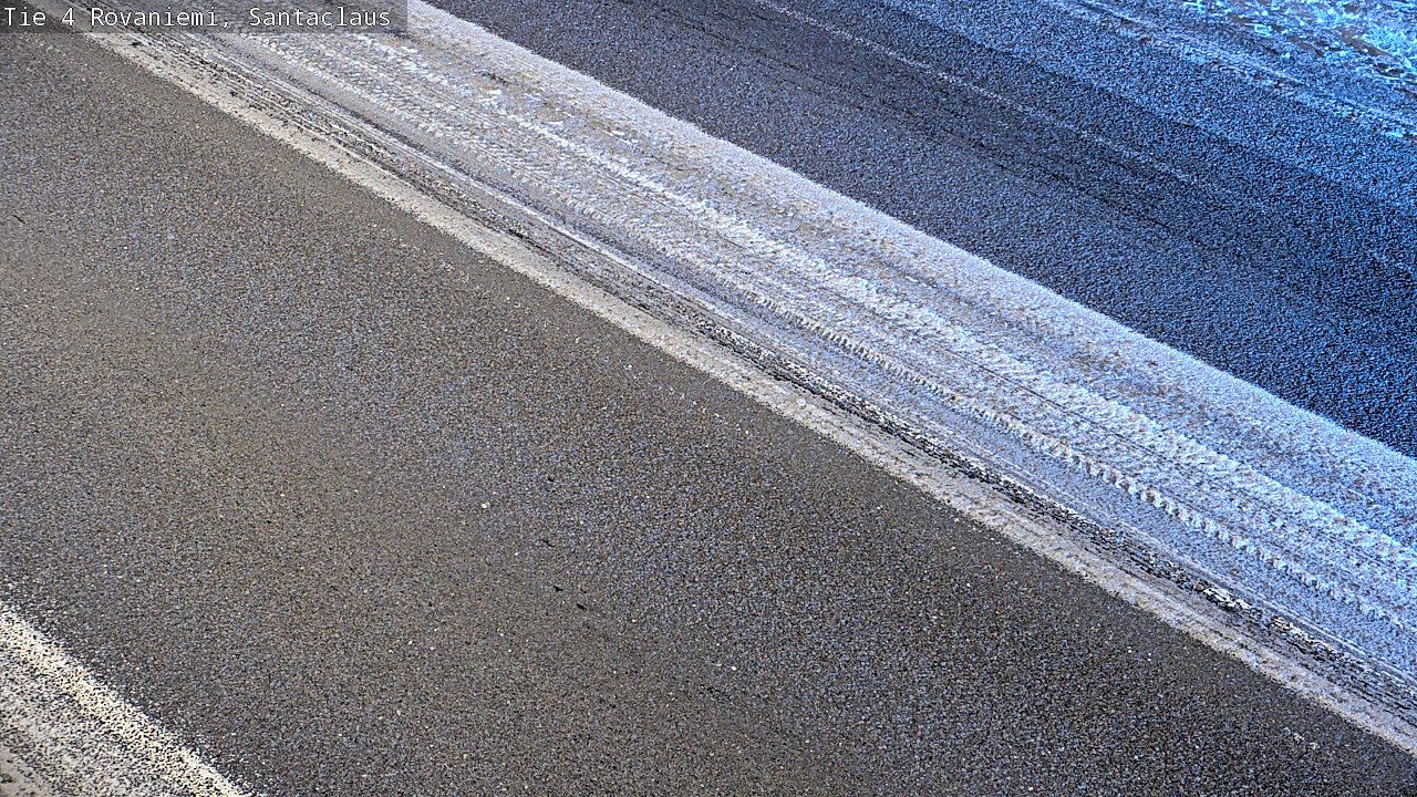 Weather Camera Image Väg 4 Rovaniemi, Santa Claus, Rovaniemi, Lappi