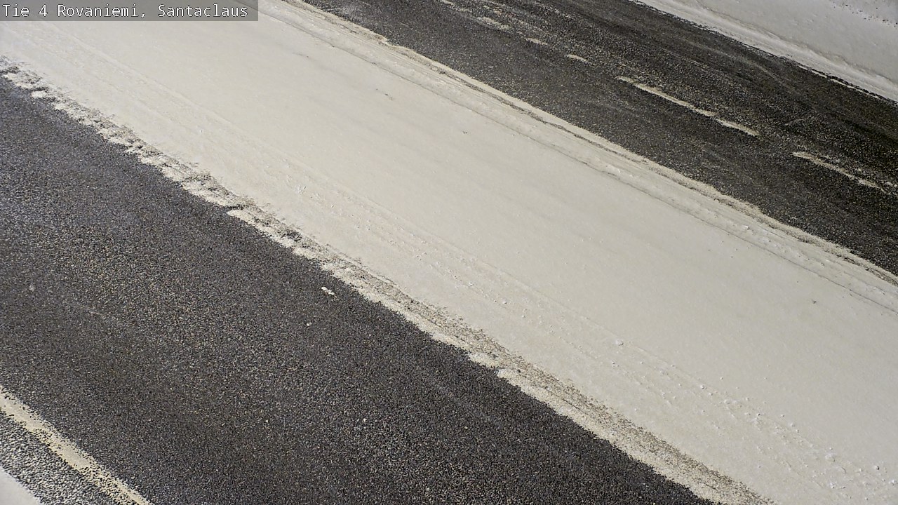 Weather Camera Image Road 4, Rovaniemi, Santa Claus, Rovaniemi, Lappi