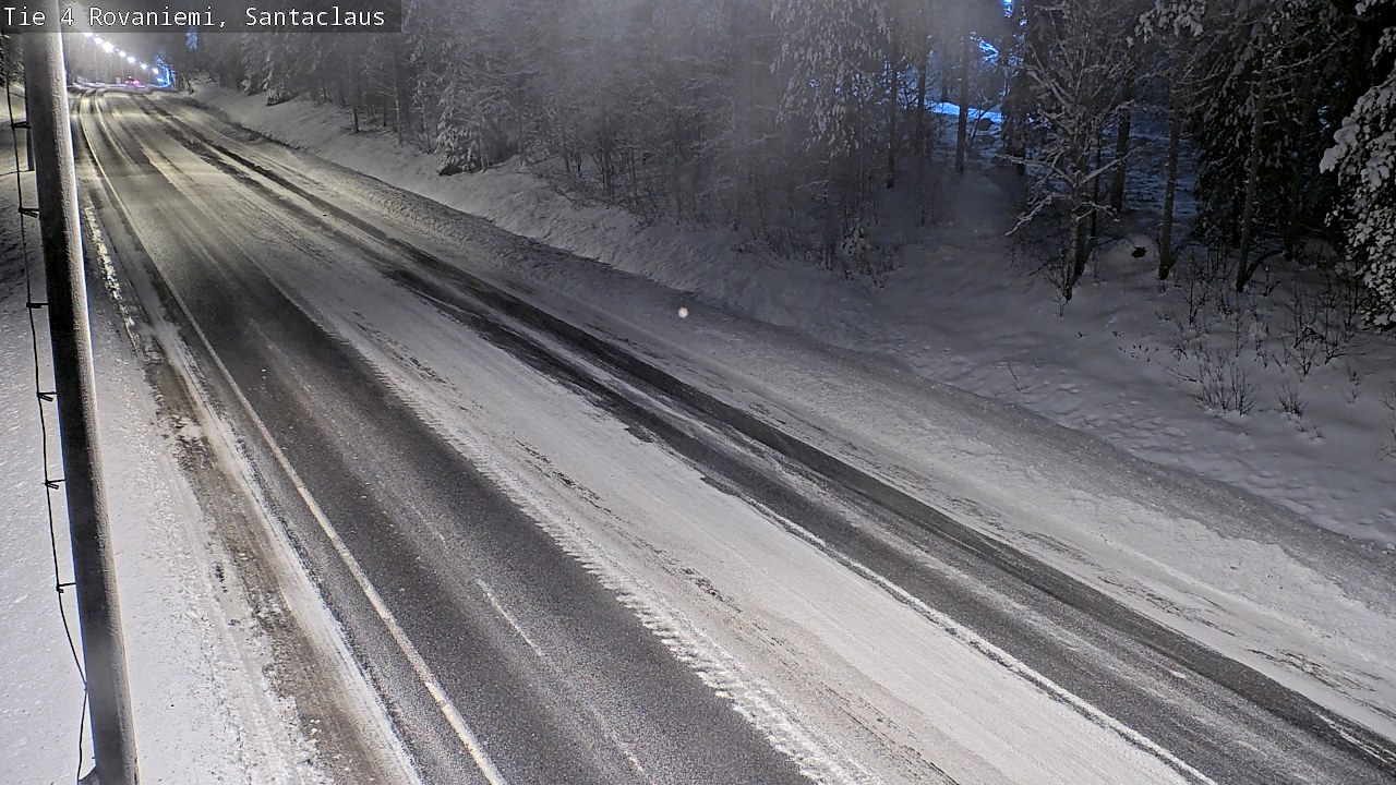 Weather Camera Image Road 4, Rovaniemi, Santa Claus, Rovaniemi, Lappi