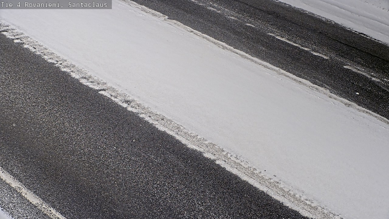 Weather Camera Image Road 4, Rovaniemi, Santa Claus, Rovaniemi, Lappi