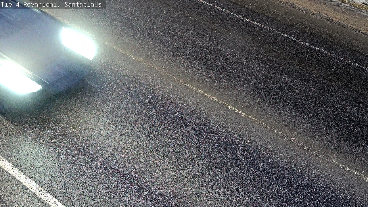 Weather Camera Image Road 4, Rovaniemi, Santa Claus, Rovaniemi, Lappi