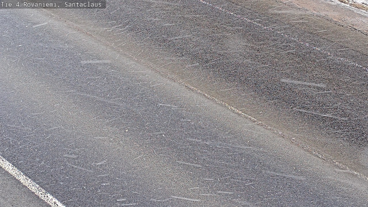 Weather Camera Image Road 4, Rovaniemi, Santa Claus, Rovaniemi, Lappi