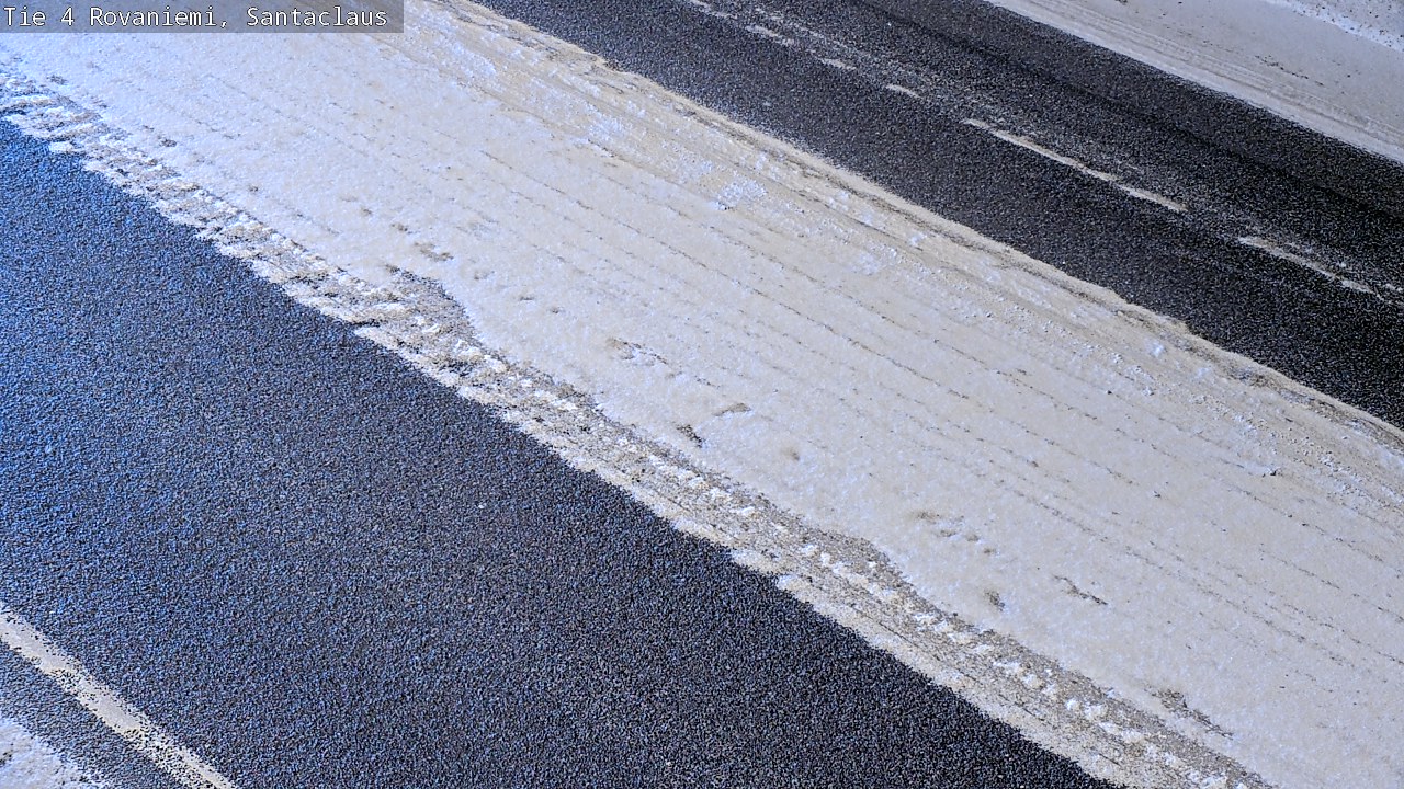 Weather Camera Image Road 4, Rovaniemi, Santa Claus, Rovaniemi, Lappi