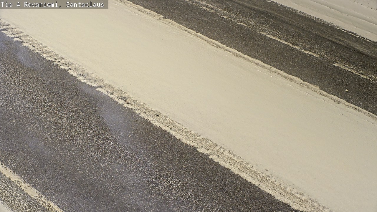 Weather Camera Image Road 4, Rovaniemi, Santa Claus, Rovaniemi, Lappi