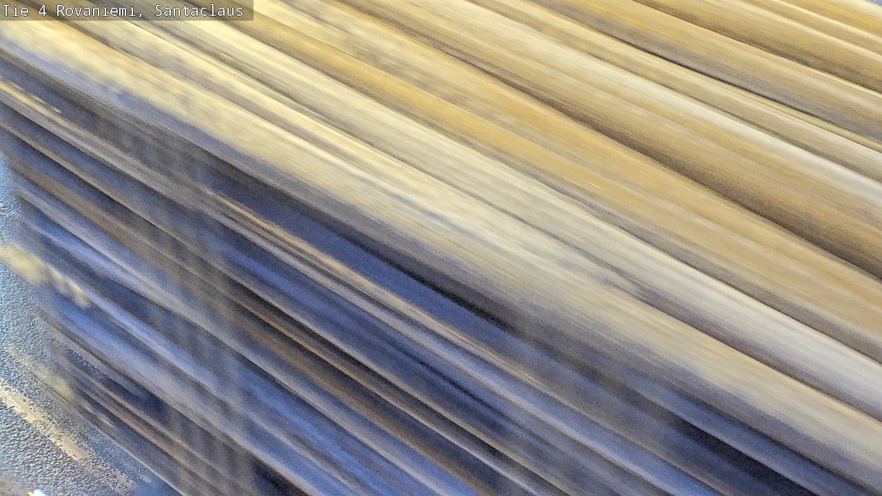 Weather Camera Image Väg 4 Rovaniemi, Santa Claus, Rovaniemi, Lappi