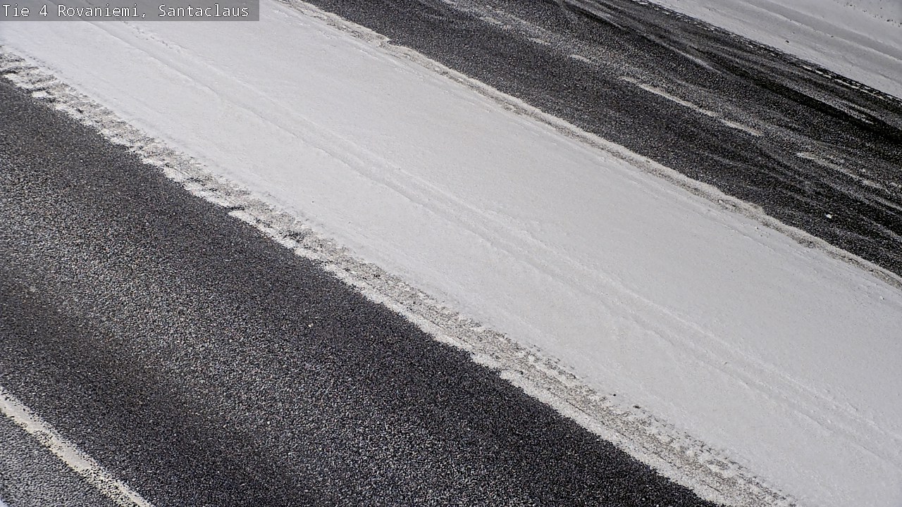 Weather Camera Image Road 4, Rovaniemi, Santa Claus, Rovaniemi, Lappi