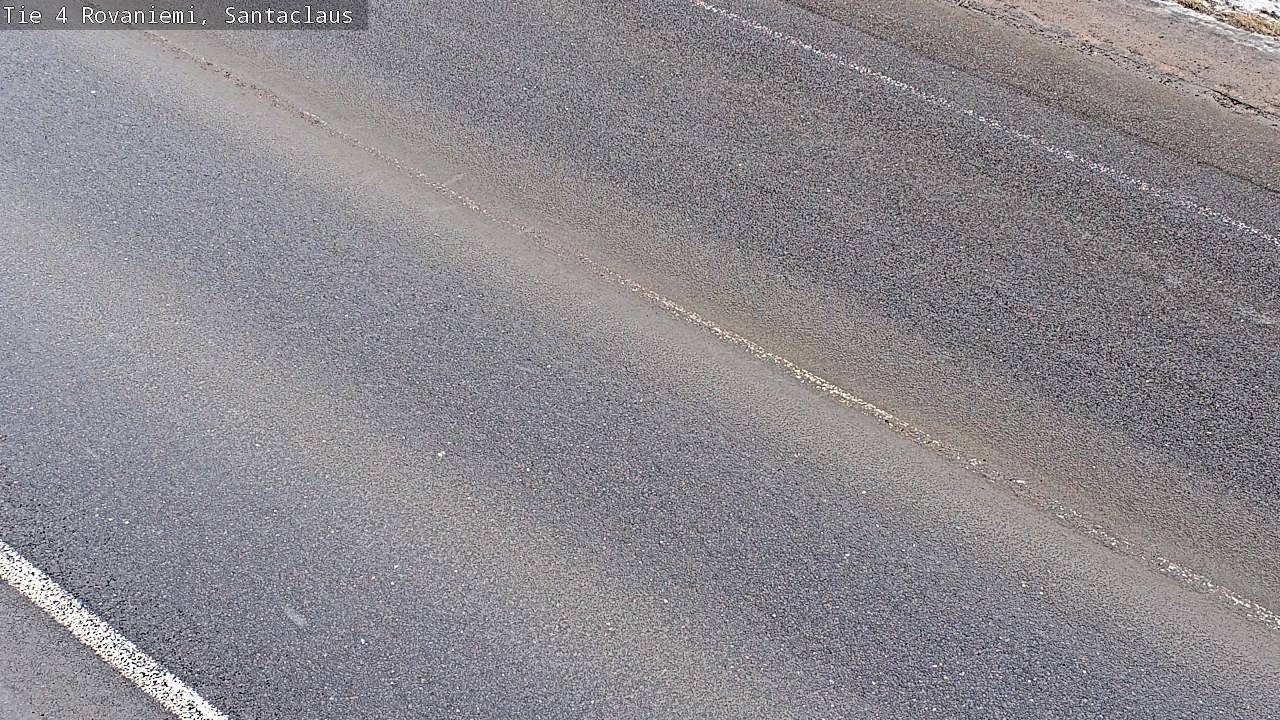 Weather Camera Image Väg 4 Rovaniemi, Santa Claus, Rovaniemi, Lappi