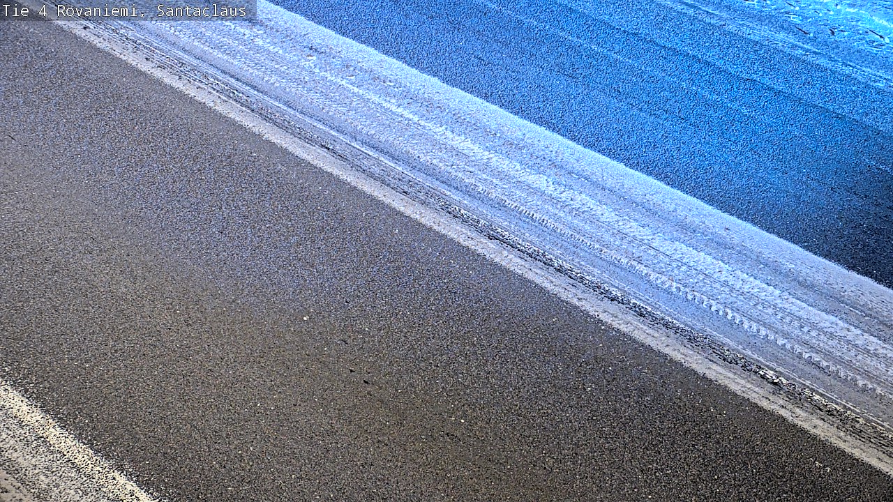 Weather Camera Image Väg 4 Rovaniemi, Santa Claus, Rovaniemi, Lappi
