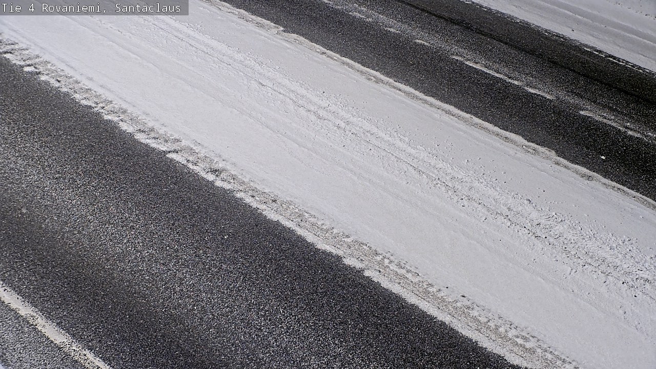 Weather Camera Image Road 4, Rovaniemi, Santa Claus, Rovaniemi, Lappi