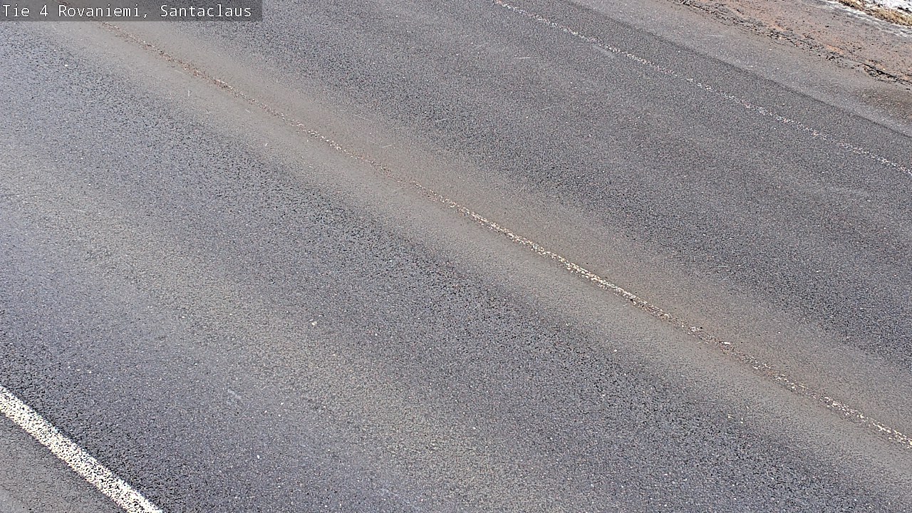 Weather Camera Image Väg 4 Rovaniemi, Santa Claus, Rovaniemi, Lappi
