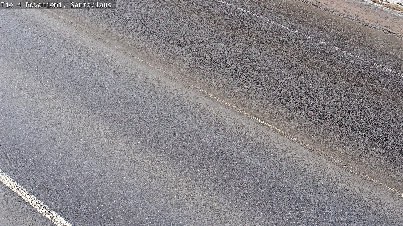 Weather Camera Image Väg 4 Rovaniemi, Santa Claus, Rovaniemi, Lappi