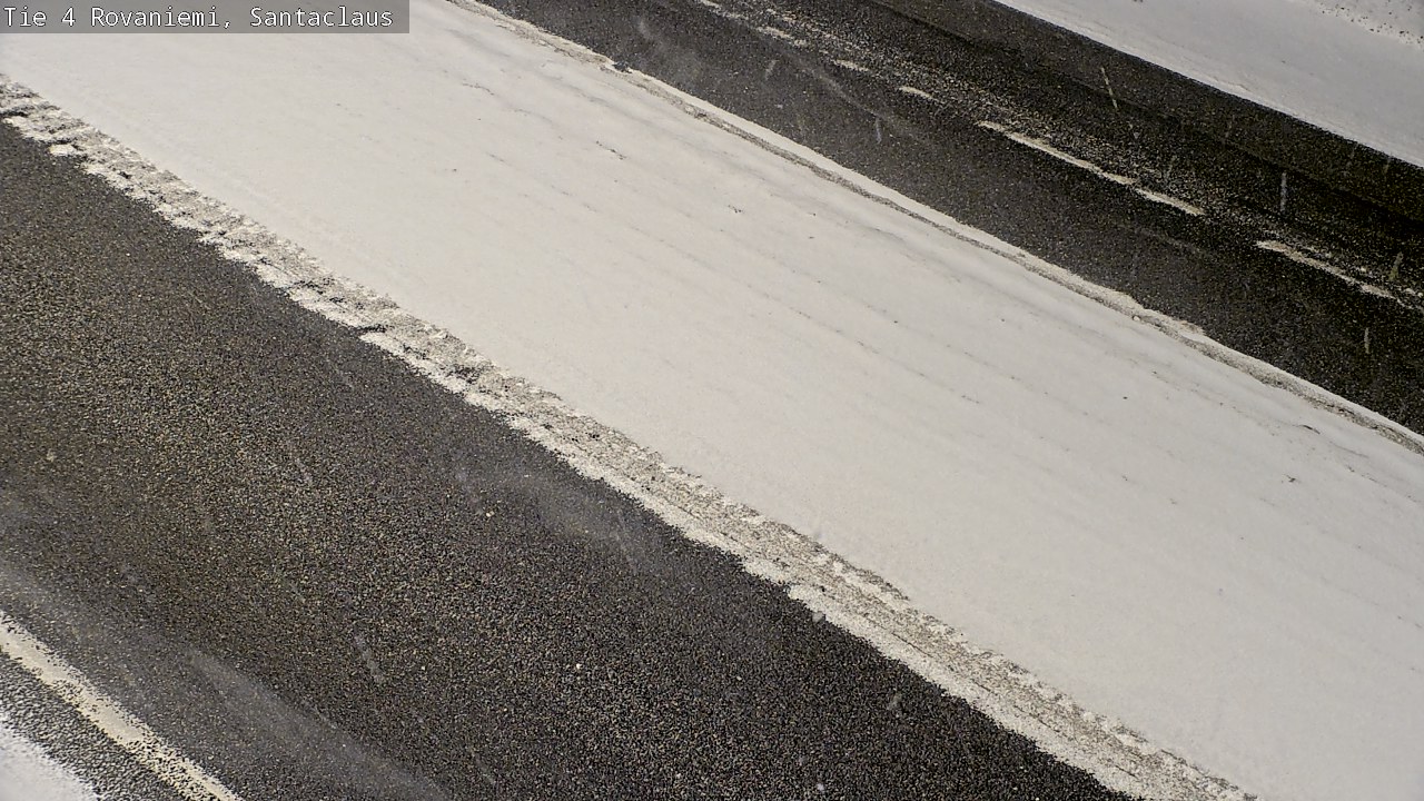 Weather Camera Image Road 4, Rovaniemi, Santa Claus, Rovaniemi, Lappi