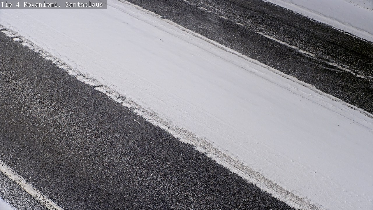 Weather Camera Image Road 4, Rovaniemi, Santa Claus, Rovaniemi, Lappi