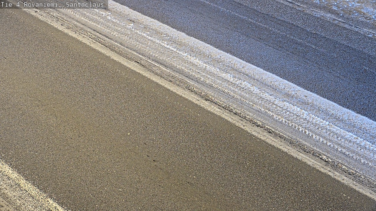 Weather Camera Image Väg 4 Rovaniemi, Santa Claus, Rovaniemi, Lappi