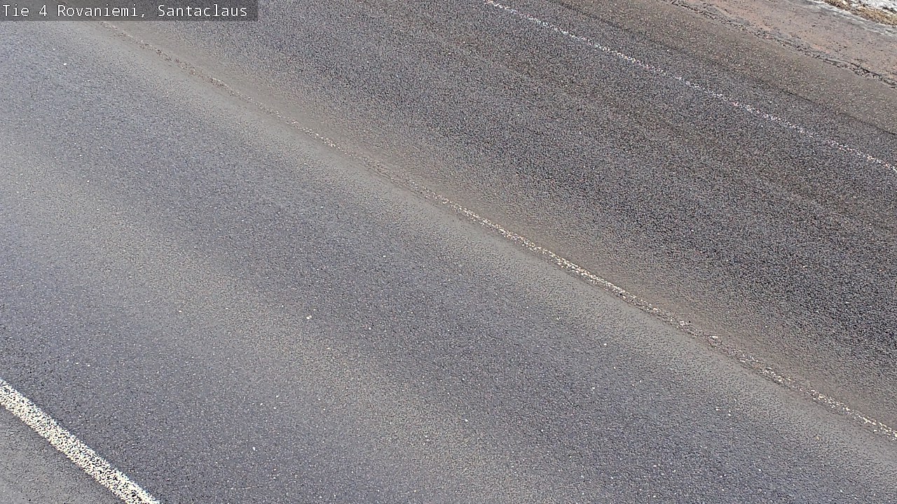 Weather Camera Image Road 4, Rovaniemi, Santa Claus, Rovaniemi, Lappi
