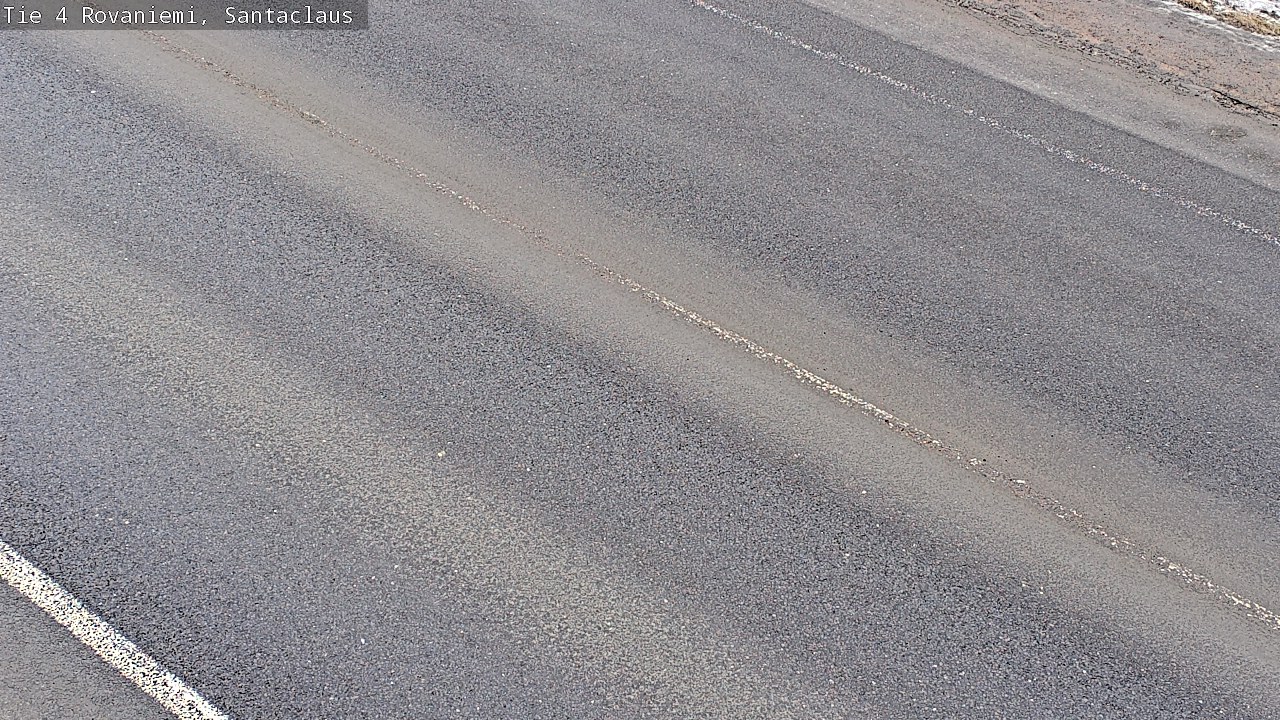Weather Camera Image Väg 4 Rovaniemi, Santa Claus, Rovaniemi, Lappi