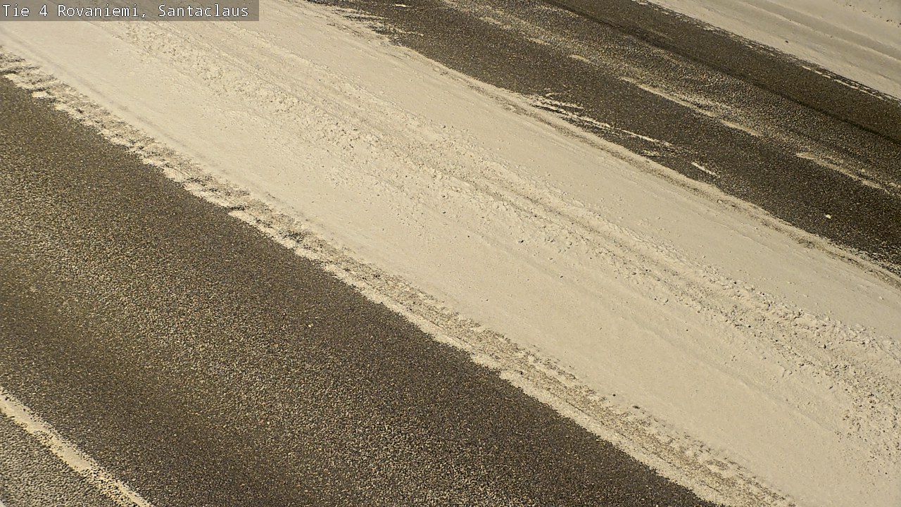 Weather Camera Image Road 4, Rovaniemi, Santa Claus, Rovaniemi, Lappi