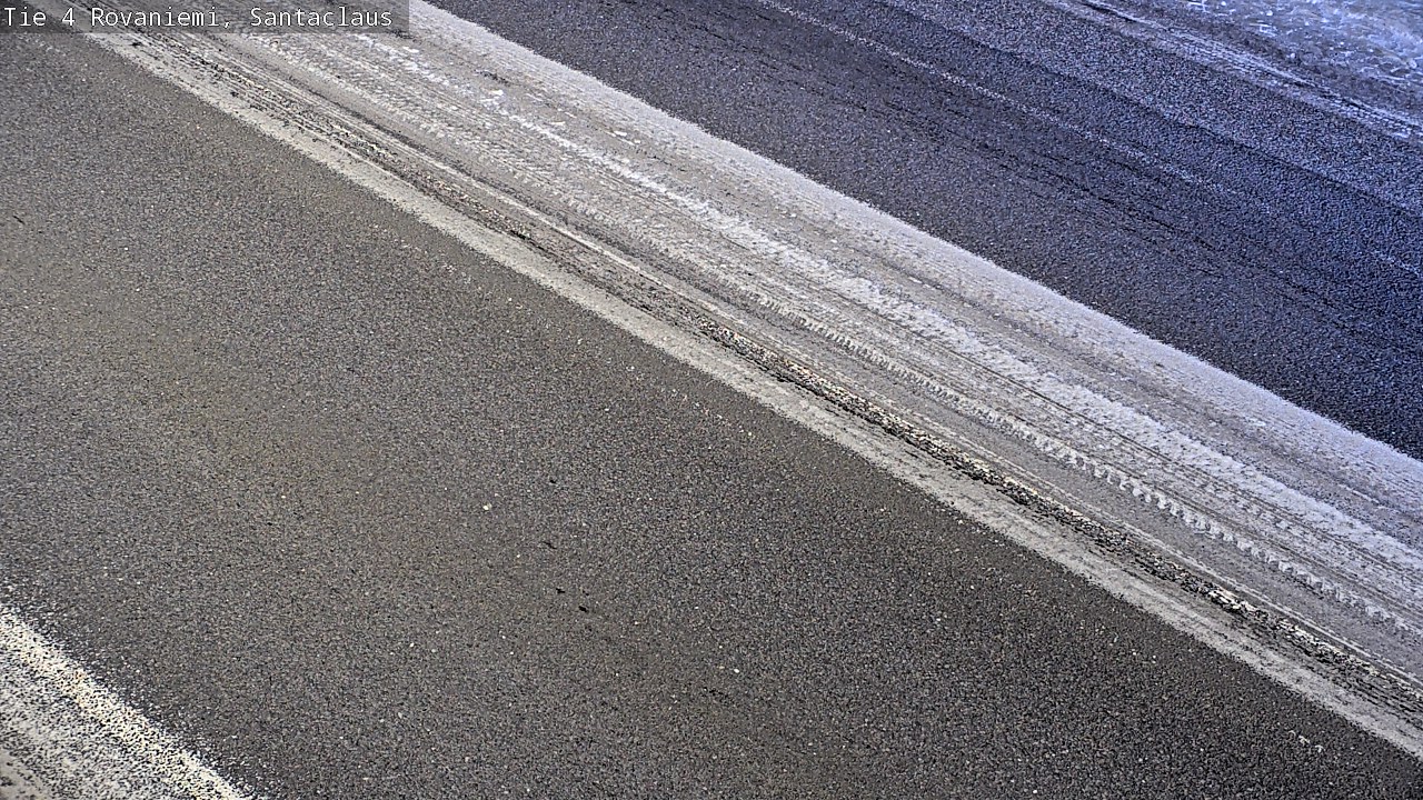 Weather Camera Image Väg 4 Rovaniemi, Santa Claus, Rovaniemi, Lappi