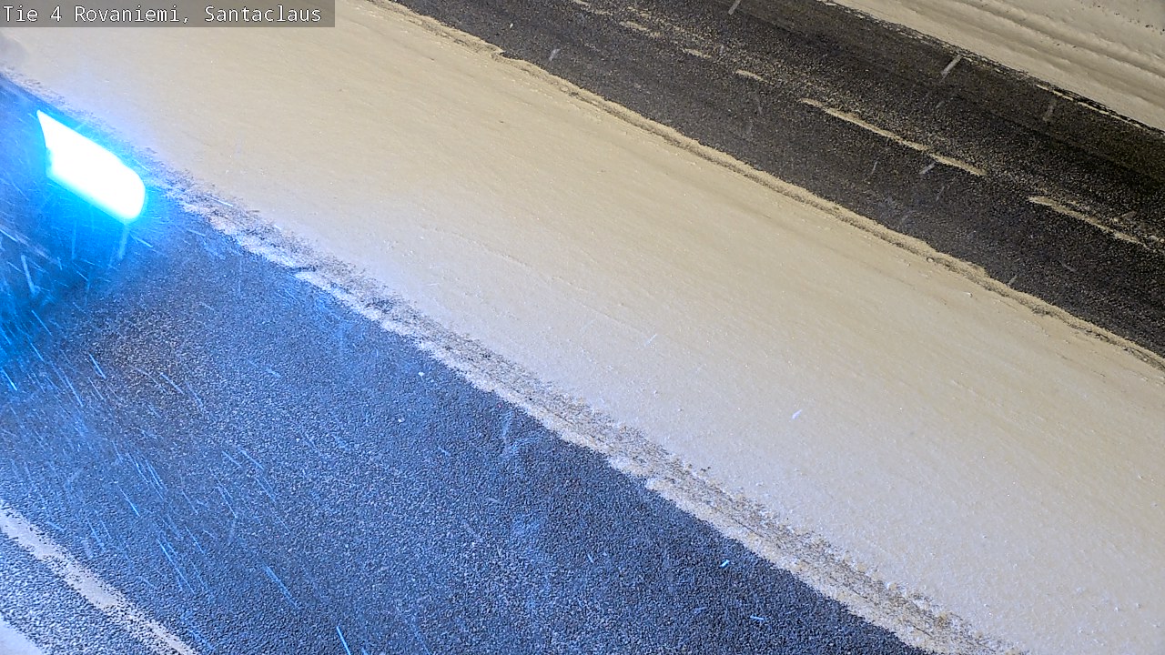 Weather Camera Image Road 4, Rovaniemi, Santa Claus, Rovaniemi, Lappi