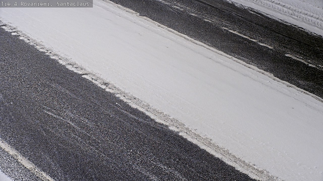 Weather Camera Image Road 4, Rovaniemi, Santa Claus, Rovaniemi, Lappi