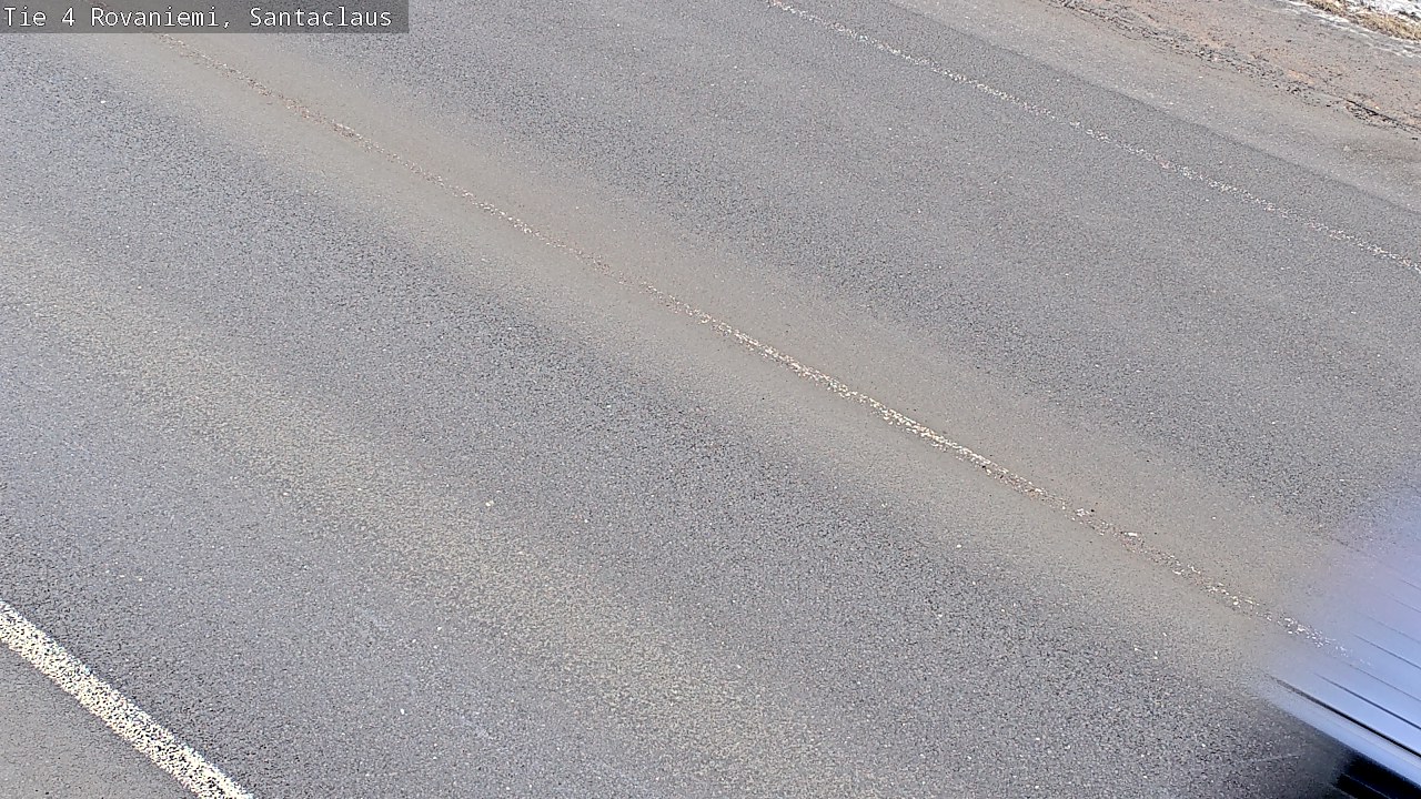 Weather Camera Image Väg 4 Rovaniemi, Santa Claus, Rovaniemi, Lappi