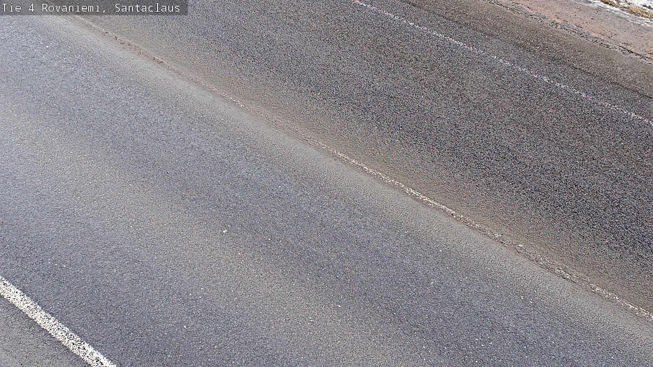 Weather Camera Image Väg 4 Rovaniemi, Santa Claus, Rovaniemi, Lappi