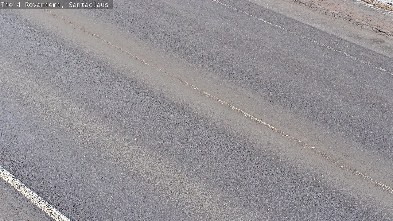Weather Camera Image Väg 4 Rovaniemi, Santa Claus, Rovaniemi, Lappi