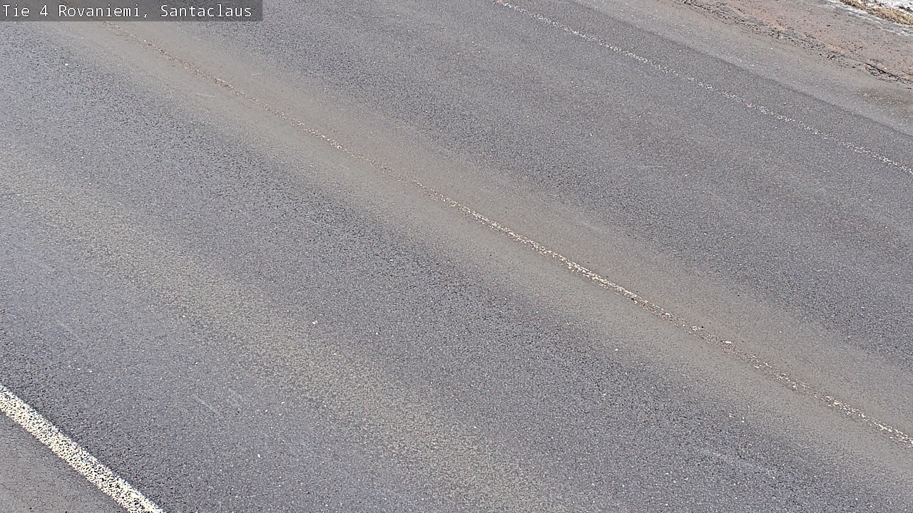 Weather Camera Image Väg 4 Rovaniemi, Santa Claus, Rovaniemi, Lappi
