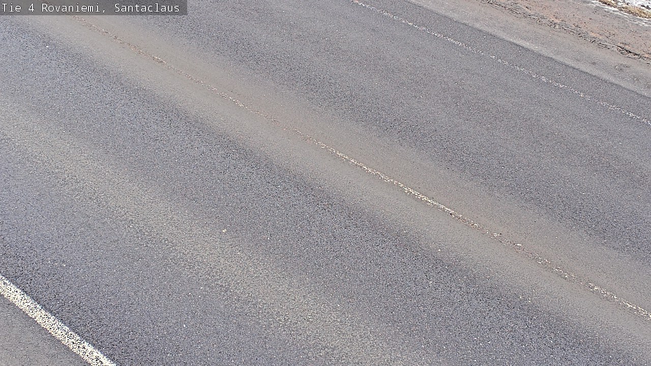Weather Camera Image Väg 4 Rovaniemi, Santa Claus, Rovaniemi, Lappi