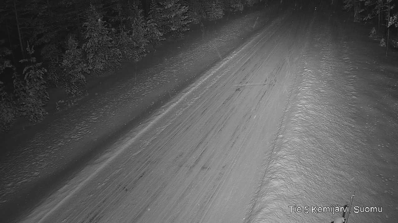 Weather Camera Image Väg 5 Kemi träsk, Suomu, Kemijärvi, Lappi