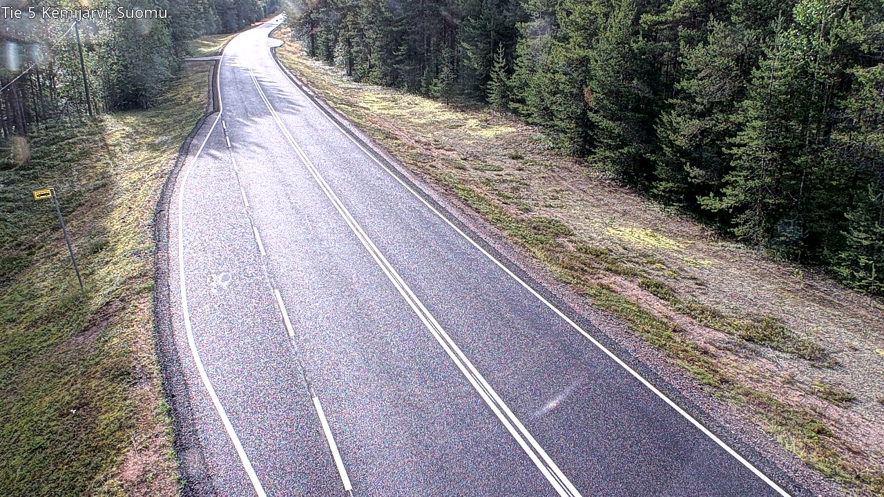 Weather Camera Image Road 5 Kemijärvi, Suomu, Kemijärvi, Lappi