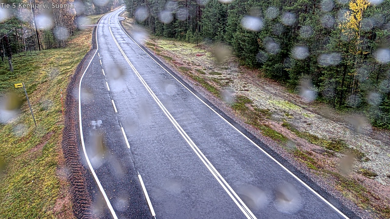 Weather Camera Image Road 5 Kemijärvi, Suomu, Kemijärvi, Lappi