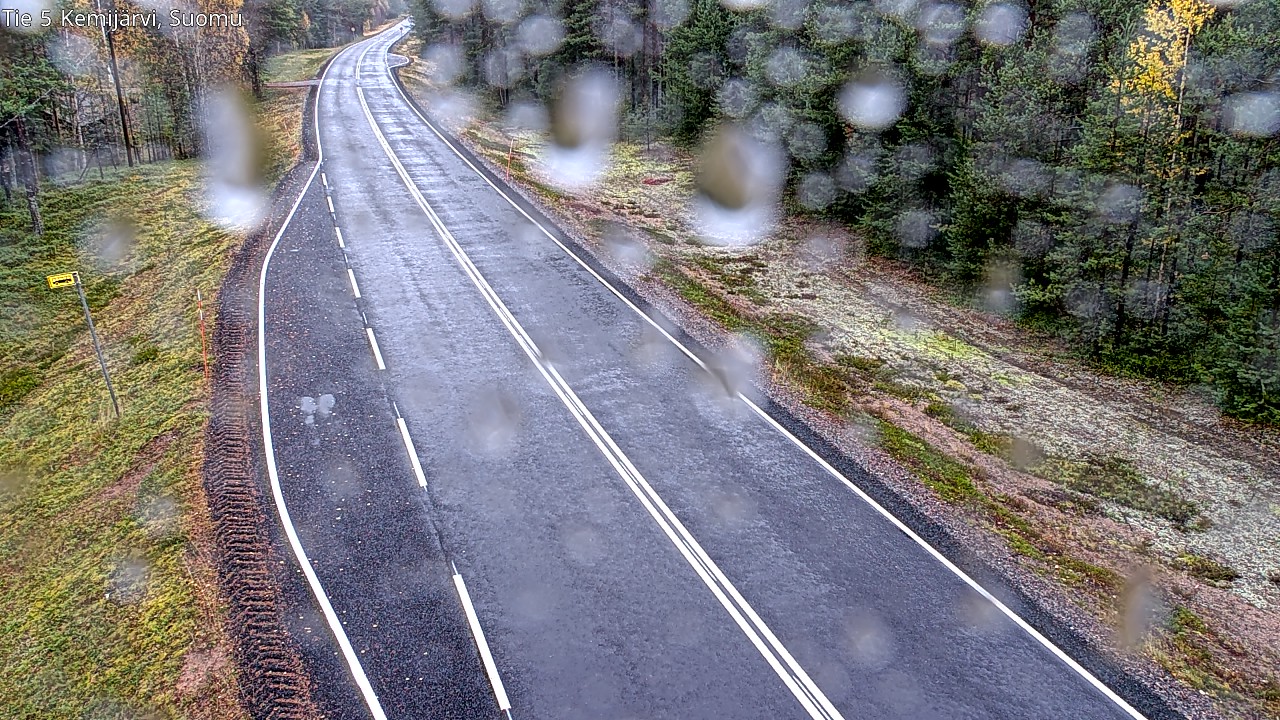 Weather Camera Image Road 5 Kemijärvi, Suomu, Kemijärvi, Lappi