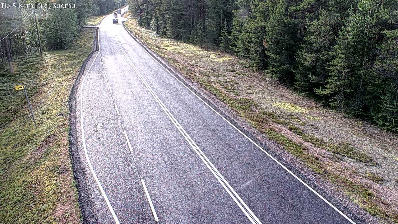 Weather Camera Image Road 5 Kemijärvi, Suomu, Kemijärvi, Lappi