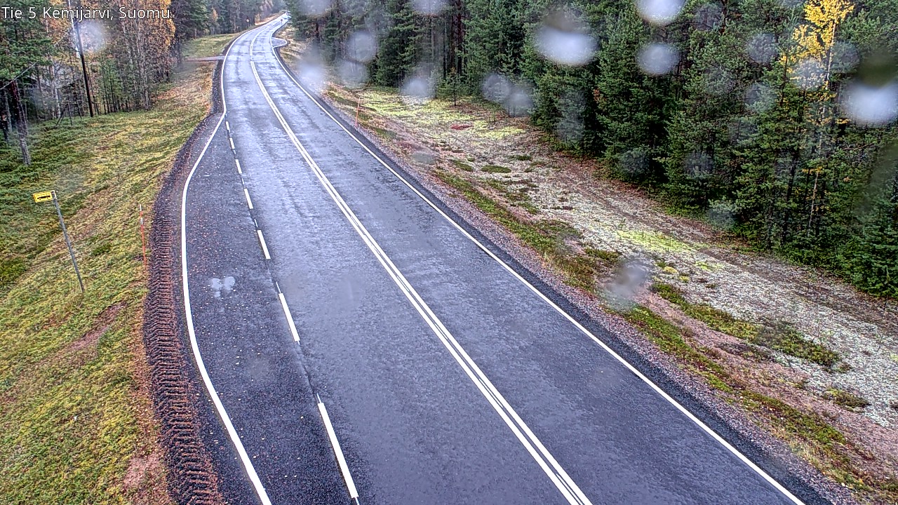 Weather Camera Image Road 5 Kemijärvi, Suomu, Kemijärvi, Lappi