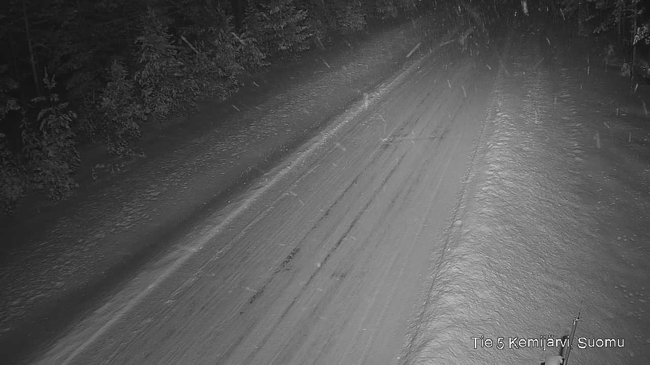 Weather Camera Image Väg 5 Kemi träsk, Suomu, Kemijärvi, Lappi