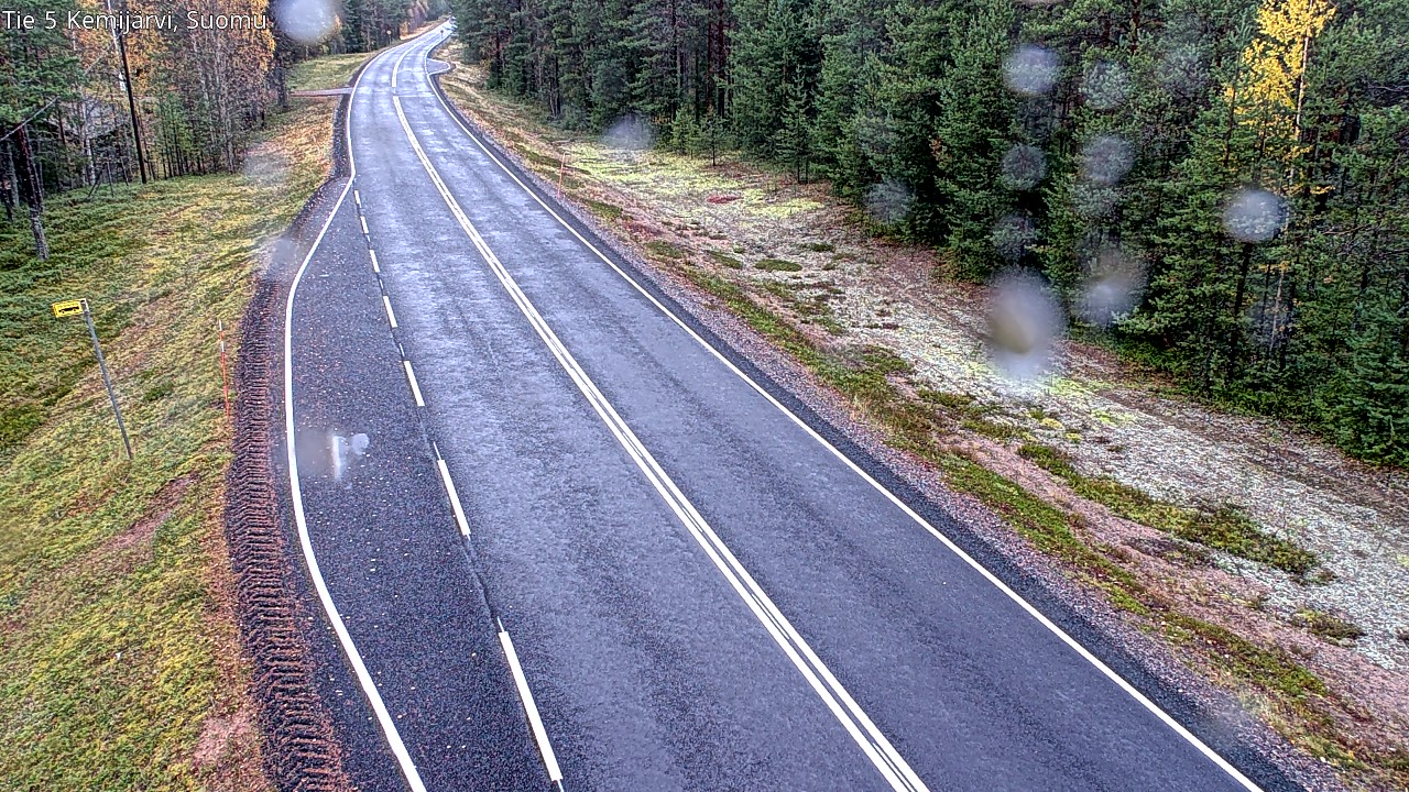 Weather Camera Image Road 5 Kemijärvi, Suomu, Kemijärvi, Lappi