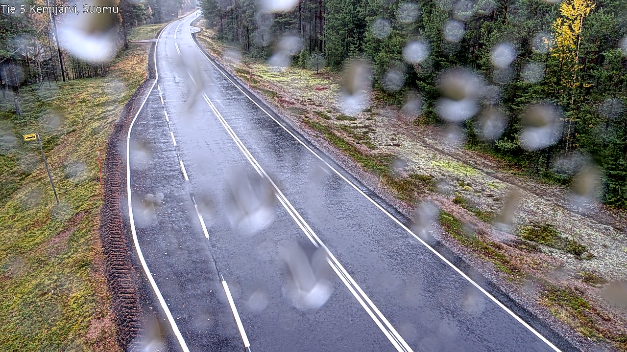 Weather Camera Image Road 5 Kemijärvi, Suomu, Kemijärvi, Lappi